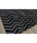 Exquisite Rugs Natural Hide Black/Ivory 2164116X146 11ft.6in.X14ft.6in. Rect. Rug