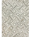 Exquisite Rugs Natural Hide Silver/Ivory 21665X8 5ft.X8ft. Rect. Rug