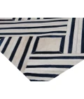 Exquisite Rugs Natural Hide Ivory/Blue/Multi 21675X8 5ft.X8ft. Rect. Rug