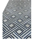 Exquisite Rugs Natural Hide Ivory/Blue/Multi 21675X8 5ft.X8ft. Rect. Rug