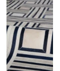 Exquisite Rugs Natural Hide Ivory/Blue/Multi 21675X8 5ft.X8ft. Rect. Rug