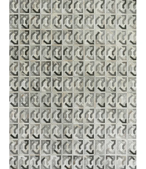 Exquisite Rugs Natural Hide Ivory/Silver/Medium Gray 2168116X146 11ft.6in.X14ft.6in. Rect. Rug