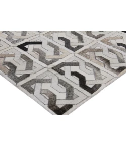 Exquisite Rugs Natural Hide Ivory/Silver/Medium Gray 2168116X146 11ft.6in.X14ft.6in. Rect. Rug