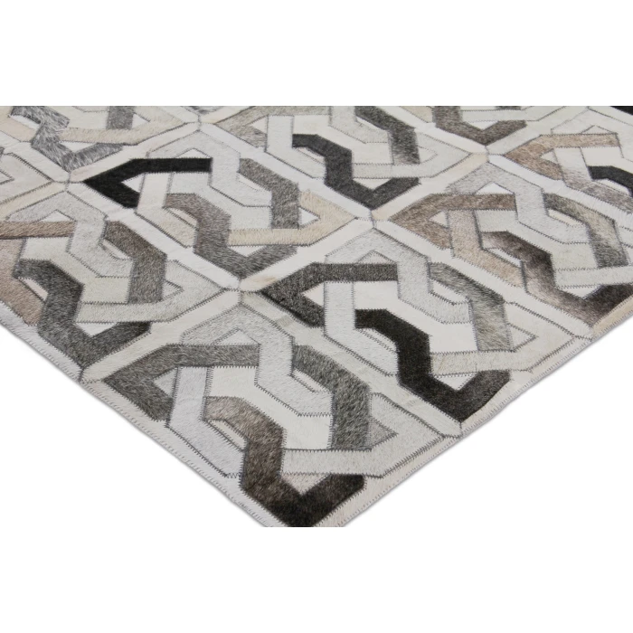 Exquisite Rugs Natural Hide Ivory/Silver/Medium Gray 2168116X146 11ft.6in.X14ft.6in. Rect. Rug