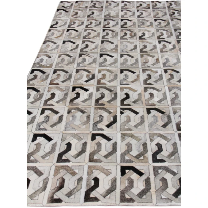 Exquisite Rugs Natural Hide Ivory/Silver/Medium Gray 2168116X146 11ft.6in.X14ft.6in. Rect. Rug