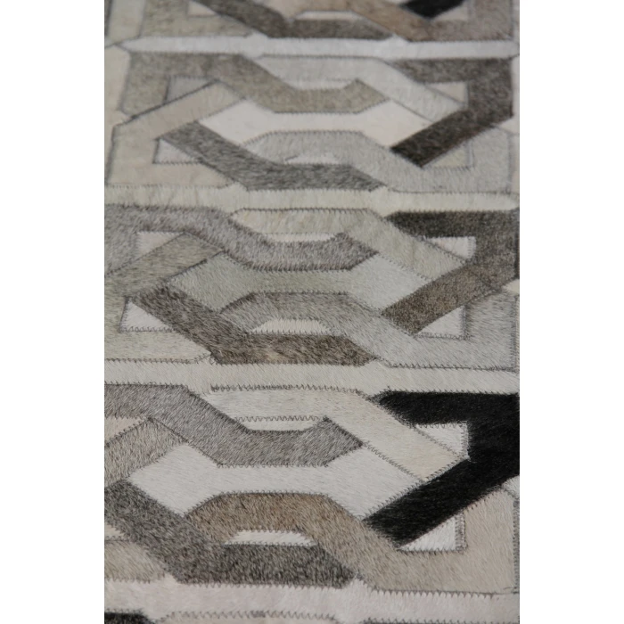 Exquisite Rugs Natural Hide Ivory/Silver/Medium Gray 2168116X146 11ft.6in.X14ft.6in. Rect. Rug