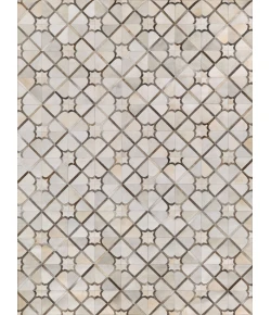 Exquisite Rugs Natural Hide Ivory/Gray/Multi 2174136X176 13ft.6in.X17ft.6in. Rect. Rug