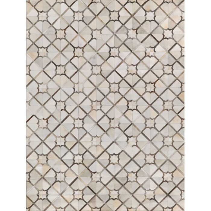 Exquisite Rugs Natural Hide Ivory/Gray/Multi 2174136X176 13ft.6in.X17ft.6in. Rect. Rug