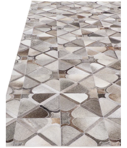 Exquisite Rugs Natural Hide Gray 217596X136 9ft.6in.X13ft.6in. Rect. Rug