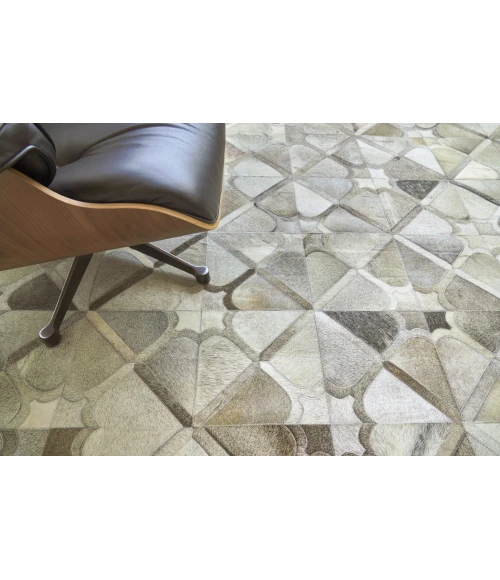 Exquisite Rugs Natural Hide Gray 217596X136 9ft.6in.X13ft.6in. Rect. Rug