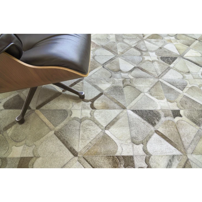 Exquisite Rugs Natural Hide Gray 21751X16 1ft.X1ft.6in. Rect. Rug