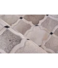 Exquisite Rugs Natural Hide Silver/Ivory/Dark Gray 217696X136 9ft.6in.X13ft.6in. Rect. Rug