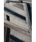 Exquisite Rugs Natural Hide Silver/Blue 21801X16 1ft.X1ft.6in. Rect. Rug