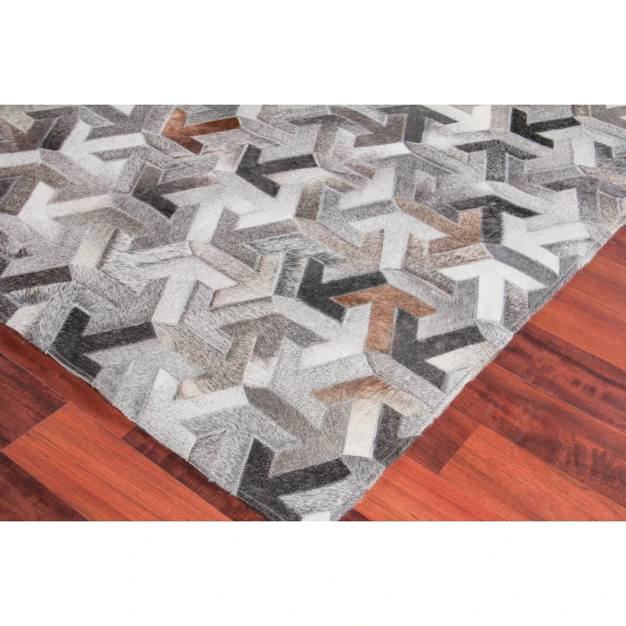 Exquisite Rugs Natural Hide Gray 21828x10 8ft.x10ft. Rect. Rug