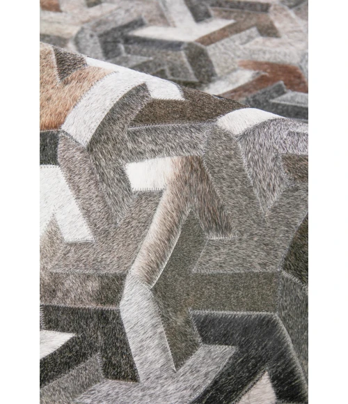 Exquisite Rugs Natural Hide Gray 21828x10 8ft.x10ft. Rect. Rug