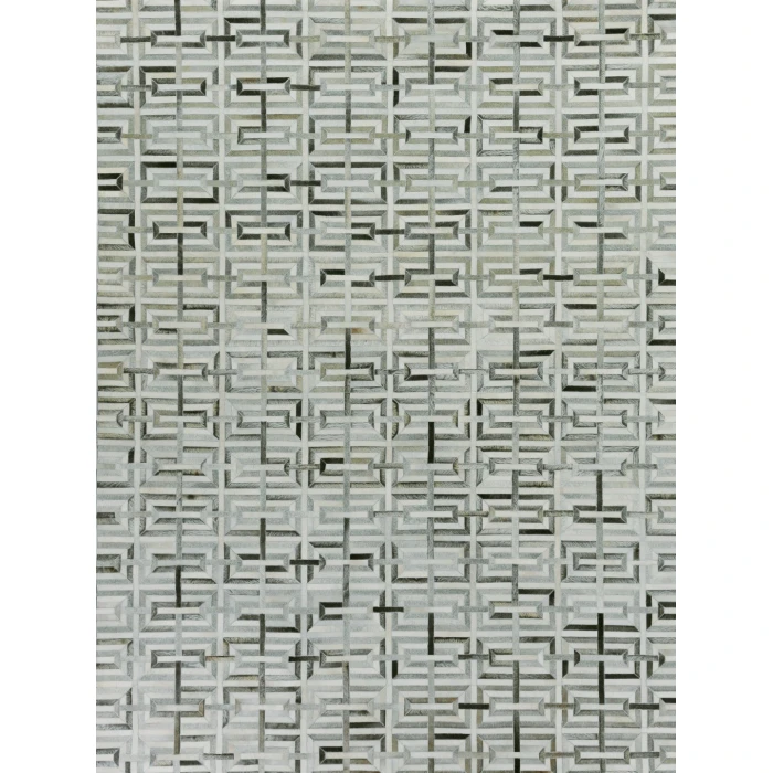 Exquisite Rugs Natural Hide Silver/Ivory 2202116X146 11ft.6in.X14ft.6in. Rect. Rug