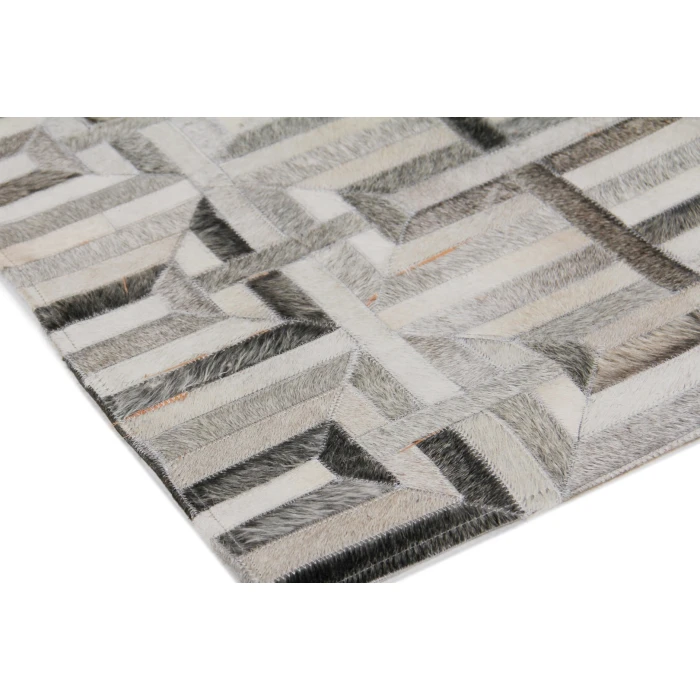 Exquisite Rugs Natural Hide Silver/Ivory 2202116X146 11ft.6in.X14ft.6in. Rect. Rug