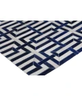 Exquisite Rugs Natural Hide Navy/Ivory 22035X8 5ft.X8ft. Rect. Rug
