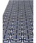 Exquisite Rugs Natural Hide Navy/Ivory 22035X8 5ft.X8ft. Rect. Rug