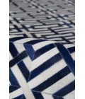 Exquisite Rugs Natural Hide Navy/Ivory 22035X8 5ft.X8ft. Rect. Rug