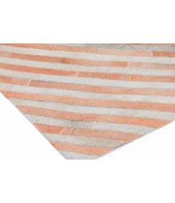 Exquisite Rugs Natural Hide Terracota/Silver/Multi 22135X8 5ft.X8ft. Rect. Rug