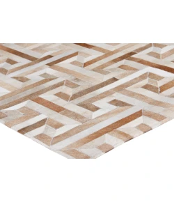 Exquisite Rugs Natural Hide Ivory/Beige/Multi 22158x10 8ft.x10ft. Rect. Rug