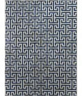 Exquisite Rugs Natural Hide Ivory/Navy/Multi 22161X16 1ft.X1ft.6in. Rect. Rug