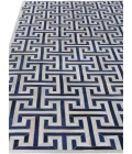 Exquisite Rugs Natural Hide Ivory/Navy/Multi 22161X16 1ft.X1ft.6in. Rect. Rug