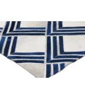 Exquisite Rugs Natural Hide Navy/Multi 221996X136 9ft.6in.X13ft.6in. Rect. Rug