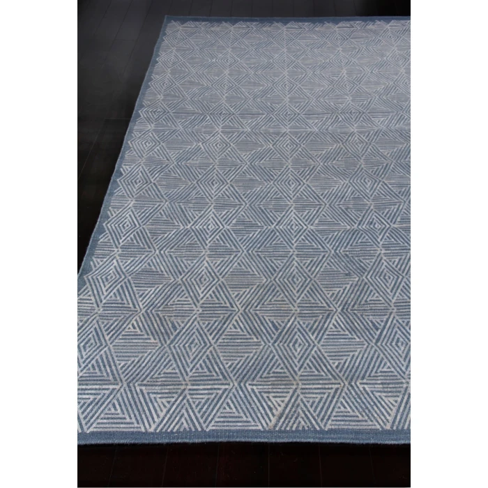 Exquisite Rugs Pavilion Blue/Silver 2224116X146 11ft.6in.X14ft.6in. Rect. Rug