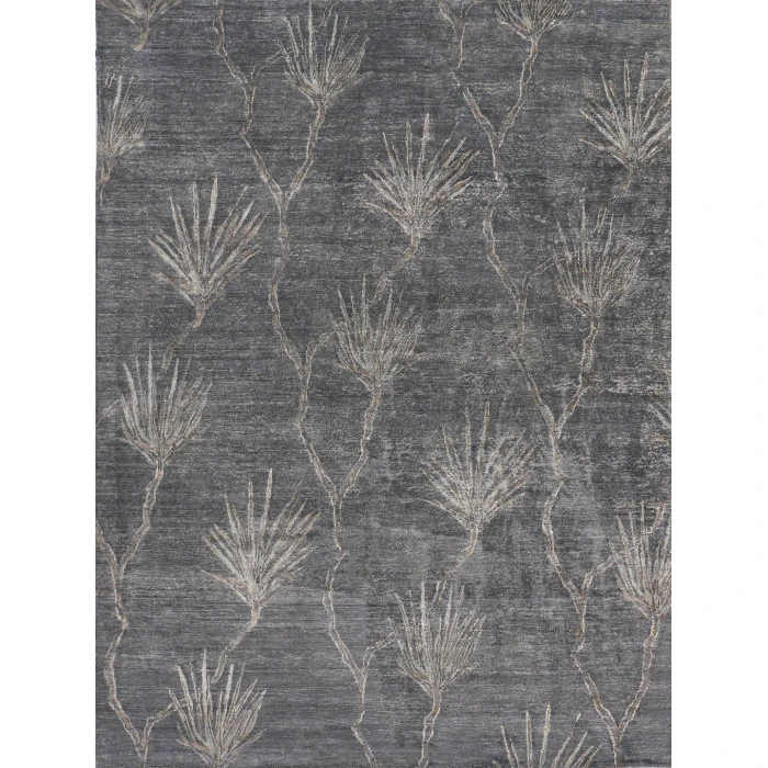 Exquisite Rugs Antique'd Silk Dark Gray/Gray 24338X10 8ft.X10ft. Rect. Rug