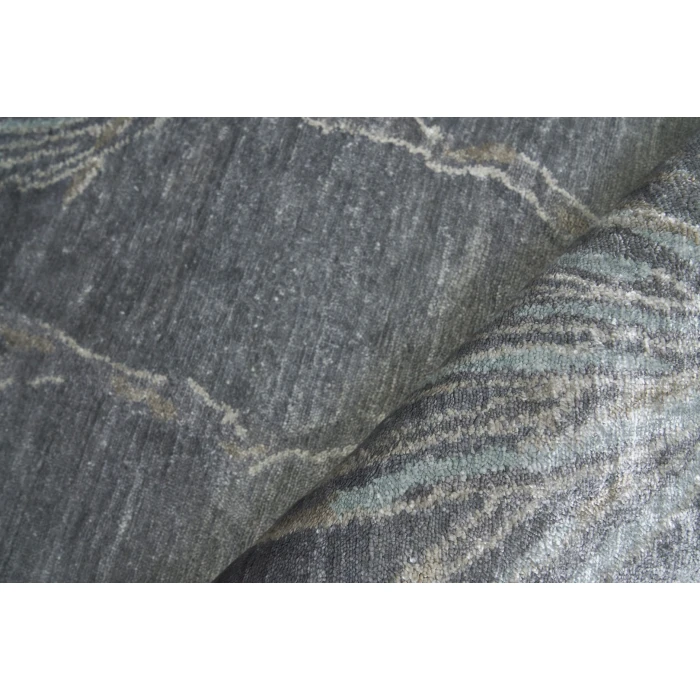 Exquisite Rugs Antique'd Silk Dark Gray/Gray 24338X10 8ft.X10ft. Rect. Rug