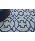 Exquisite Rugs Windsor Dark Blue/Gray 24506X9 6ft.X9ft. Rect. Rug