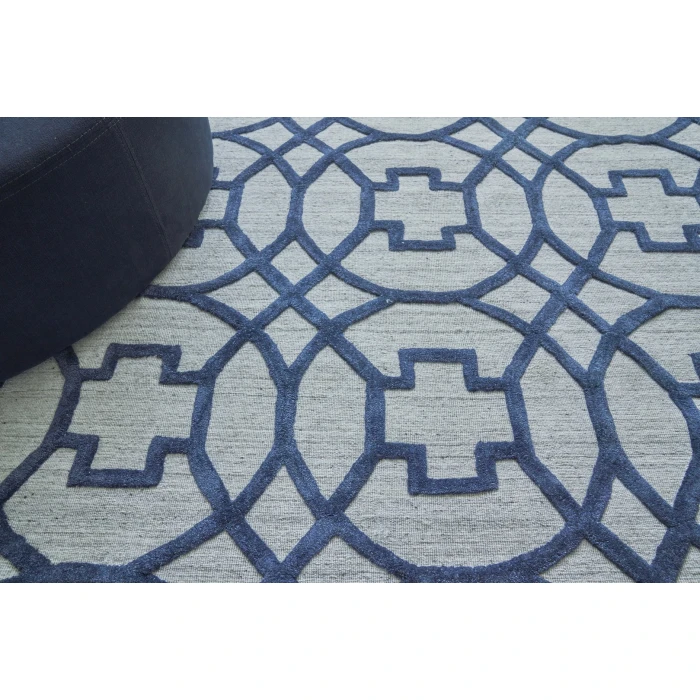 Exquisite Rugs Windsor Dark Blue/Gray 245012X15 12ft.X15ft. Rect. Rug
