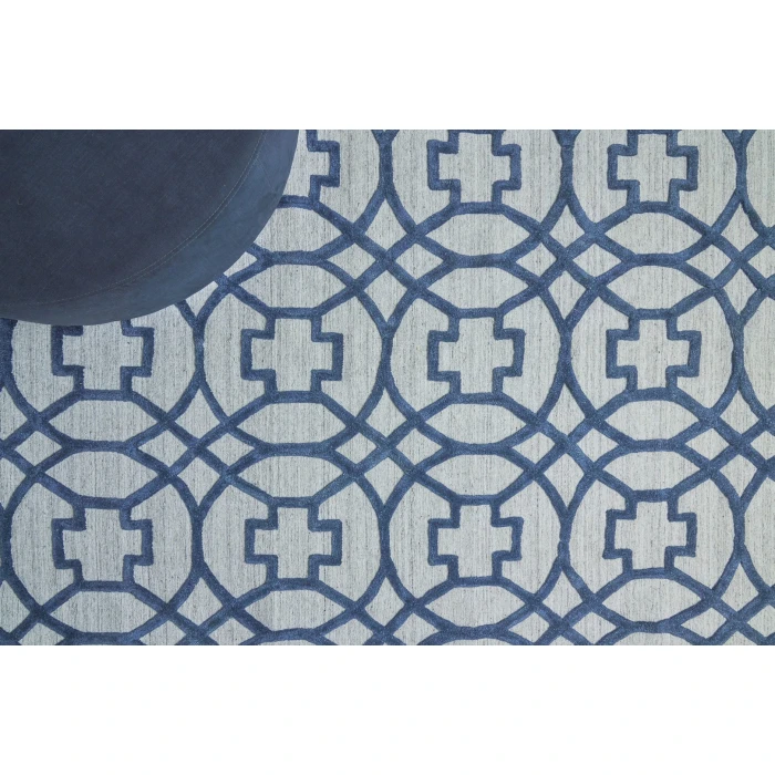 Exquisite Rugs Windsor Dark Blue/Gray 245012X15 12ft.X15ft. Rect. Rug