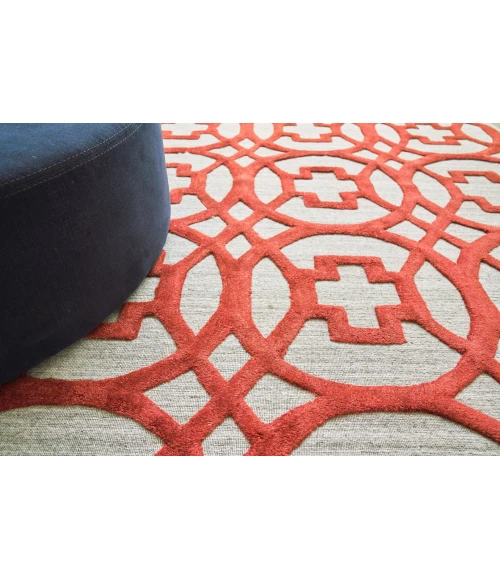 Exquisite Rugs Windsor Rust/Gray 24559X12 9ft.X12ft. Rect. Rug