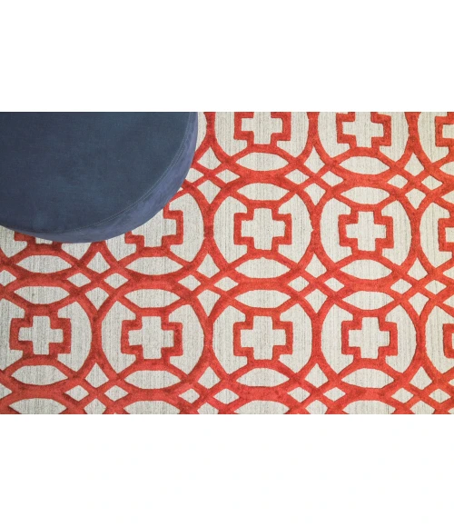Exquisite Rugs Windsor Rust/Gray 24559X12 9ft.X12ft. Rect. Rug