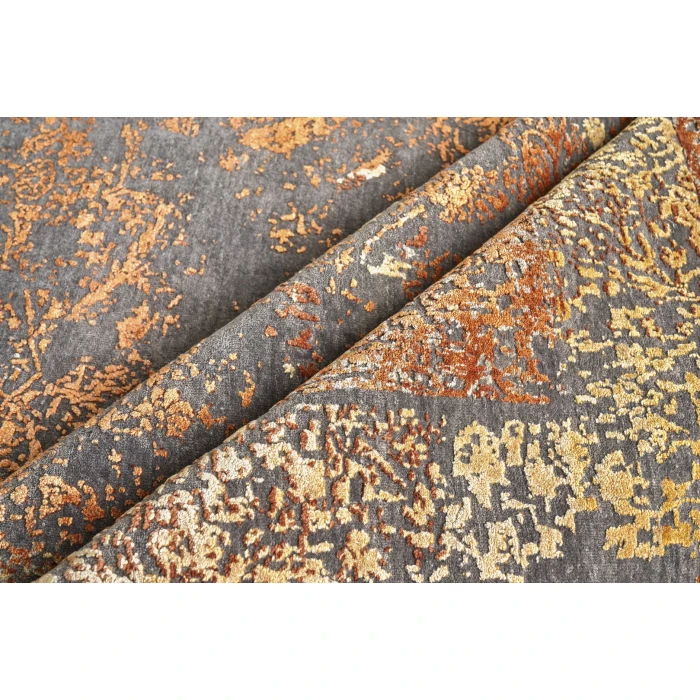 Exquisite Rugs Maison Gray/Red/Orange 247112X15 12ft.X15ft. Rect. Rug