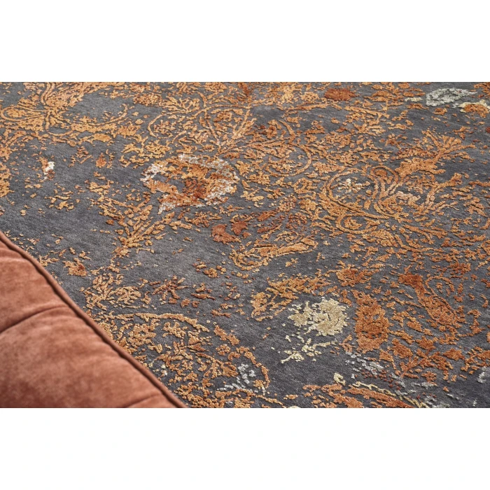 Exquisite Rugs Maison Gray/Red/Orange 247112X15 12ft.X15ft. Rect. Rug