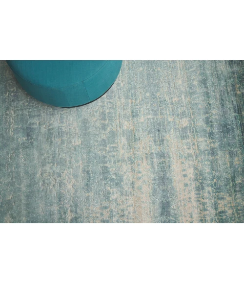 Exquisite Rugs Reflections Teal 25178X10 8ft.X10ft. Rect. Rug
