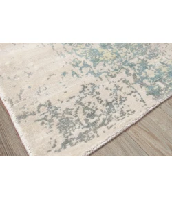 Exquisite Rugs Cassina Ivory/Light Blue 25381X16 1ft.X1ft.6in. Rect. Rug