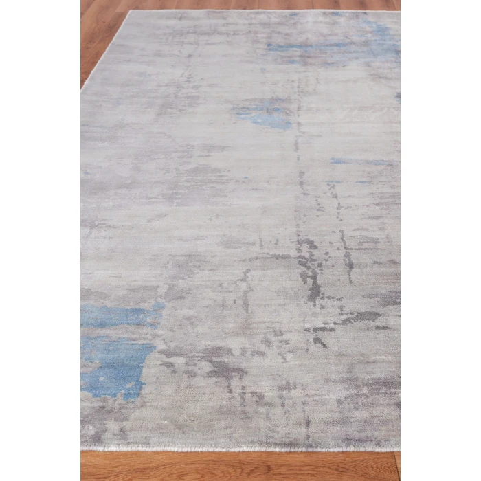 Exquisite Rugs Cassina Gray/Blue 25411X16 1ft.X1ft.6in. Rect. Rug