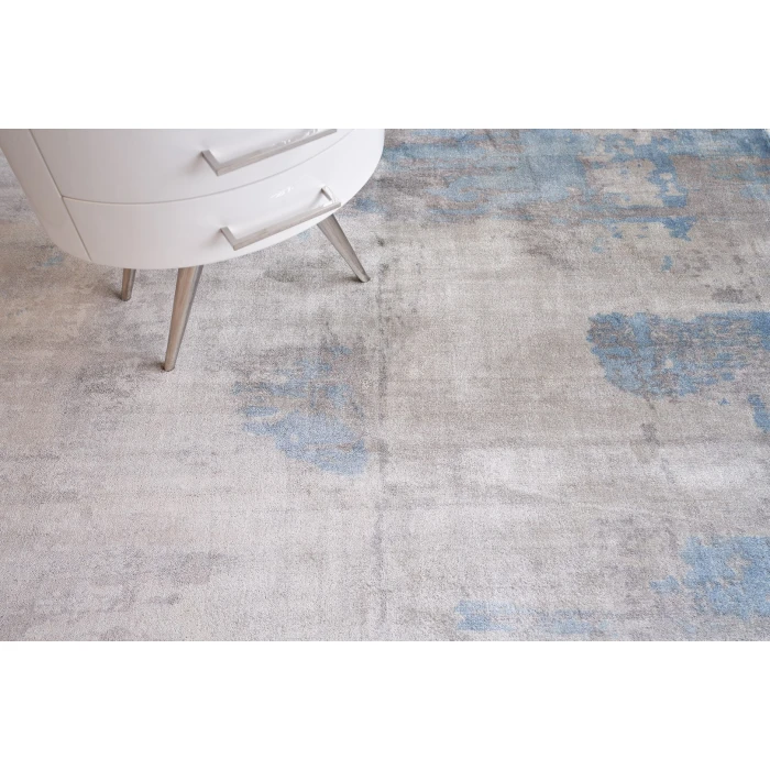 Exquisite Rugs Cassina Gray/Blue 25411X16 1ft.X1ft.6in. Rect. Rug