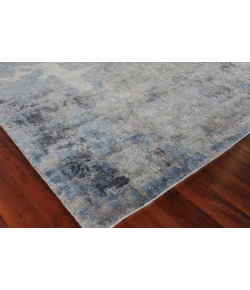 Exquisite Rugs Reflections Silver/Blue 25431X16 1ft.X1ft.6in. Rect. Rug