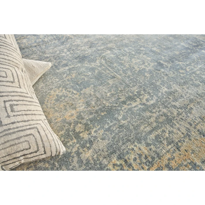 Exquisite Rugs Cassina Blue/Silver 25476X9 6ft.X9ft. Rect. Rug