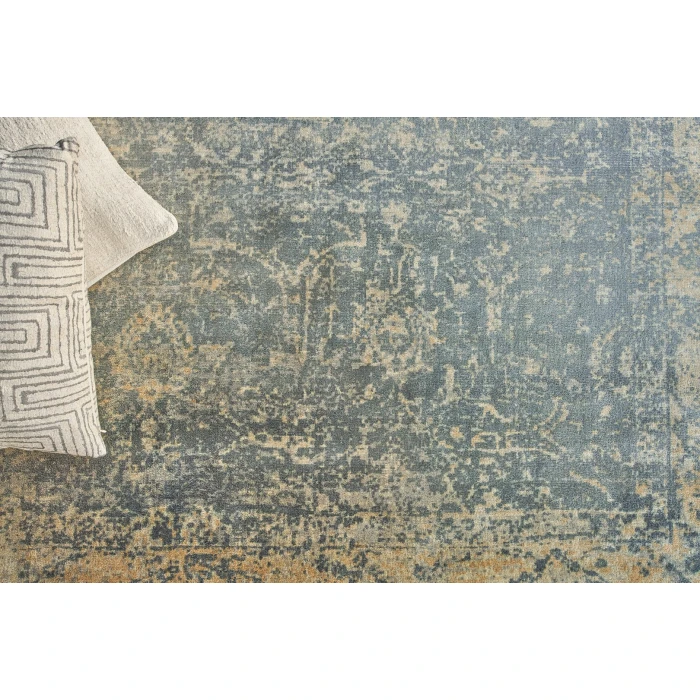 Exquisite Rugs Cassina Blue/Silver 25476X9 6ft.X9ft. Rect. Rug