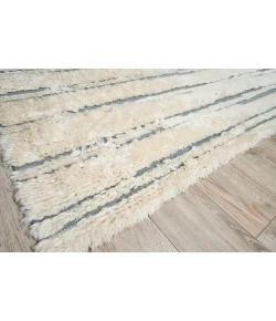 Exquisite Rugs Moroccan Ivory/Dark Gray 25601X16 1ft.X1ft.6in. Rect. Rug