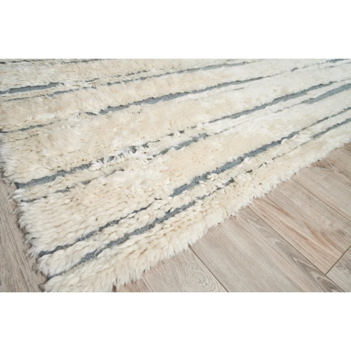 Exquisite Rugs Moroccan Ivory/Dark Gray 25601X16 1ft.X1ft.6in. Rect. Rug