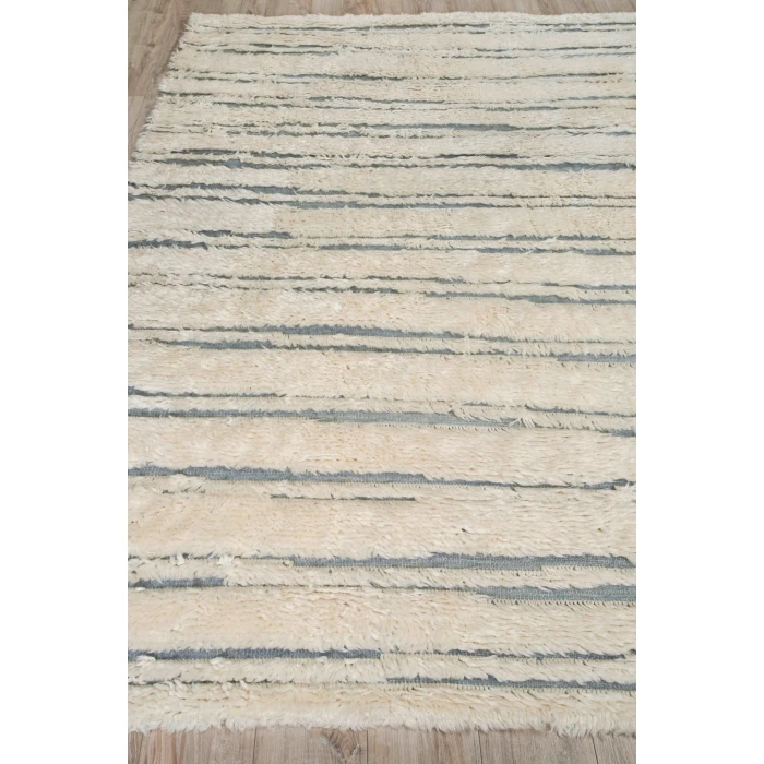 Exquisite Rugs Moroccan Ivory/Dark Gray 25601X16 1ft.X1ft.6in. Rect. Rug