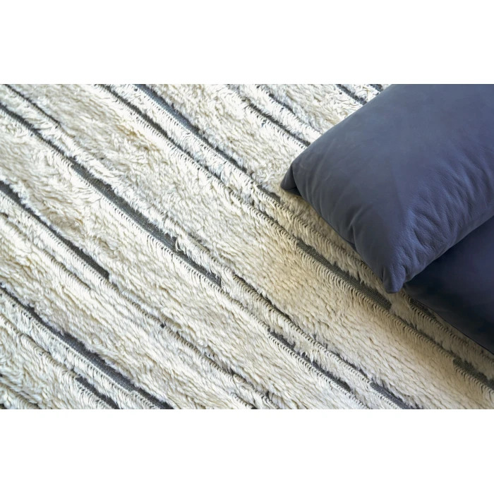 Exquisite Rugs Moroccan Ivory/Dark Gray 25601X16 1ft.X1ft.6in. Rect. Rug